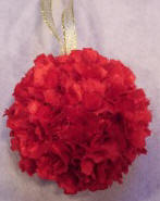 how to make an ornament from scrap fabric